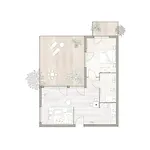 Апартаменты Binnendiek Haus 3 16 Bohl